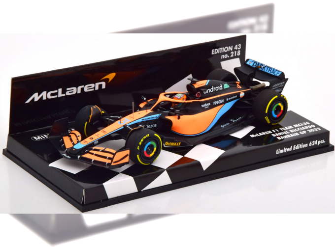 MCLAREN MCL36 GP Bahrain, Ricciardo (2022)