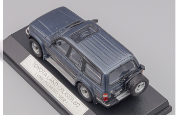 TOYOTA Land Cruiser 80 Van VX Limited (1992), dark bluish gray metallic