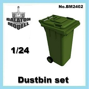 Сборная модель Пластиковый мусорный контейнер