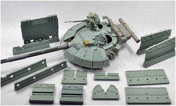 T-64БМ "Булат" Конверсионный набор включает фототравление