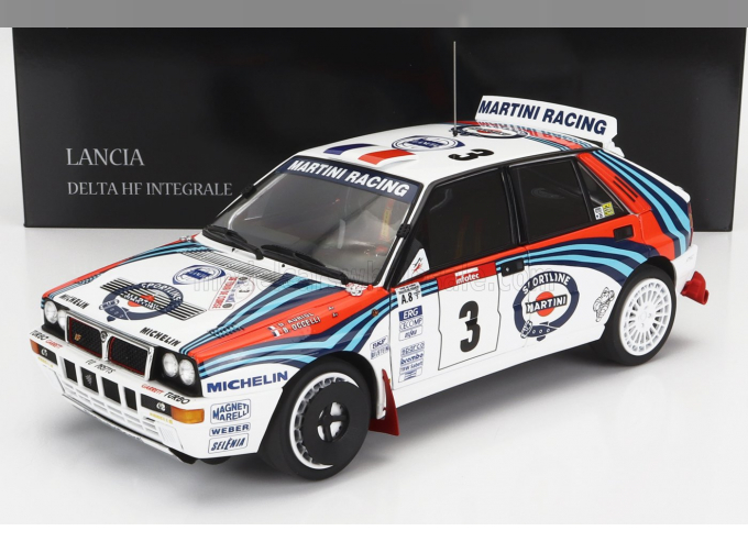 LANCIA Delta Hf Integrale Evoluzione Martini Racing N3 Winner Rally Tour De Corse (1992) D.Auriol - B.Occelli, White Blue Red