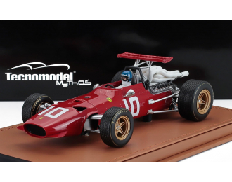FERRARI F1312 Scuderia Ferrari №10 Dutch Gp (with Pilot Figure) (1968) Jacky Ickx, Red
