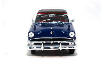 FORD Crestline Sunliner cabriolet soft-top closed (1953), blue