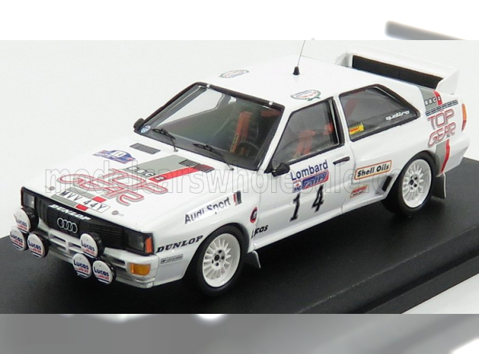 AUDI Quattro №14 Rally Rac Lombard (1984) M.Wilson - N.Harris, White