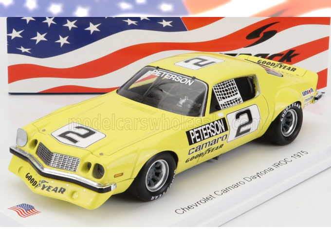 CHEVROLET Camaro №2 Iroc Daytona Season (1974-1975) R.Peterson, yellow