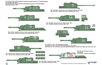 Декаль для ISU-152/ ISU-122 Part I