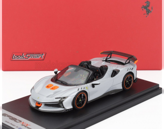 FERRARI Sf90 Xx Stradale Spider (2024), Bianco Artico - White Met Orange Black