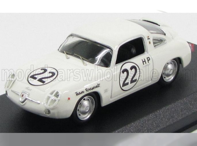 FIAT Abarth 750 Zagato Coupe N 22 Sebring 1960 Richards - Callanan, White