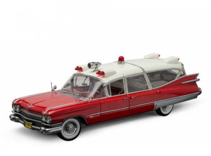 CADILLAC Ambulance 1959 Red and White (ех Precision Collection)