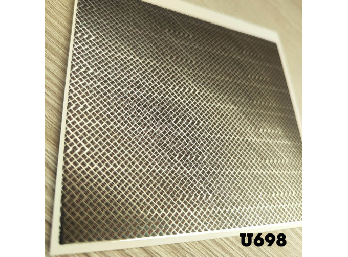 Набор декалей Лист аллюминия вырубка с серебром (100*90 мм)