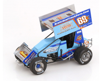 HESS Iron Sprint Car, Lance Dewease (2022), lightblue orange