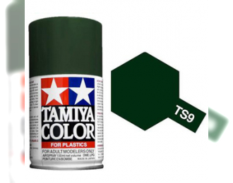 Краска спрей британский зеленый TS-9 British Green (в баллоне), 100 мл.