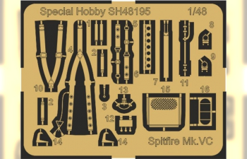 Сборная модель Supermarine Spitfire Mk.VC 'Overseas Jockeys'