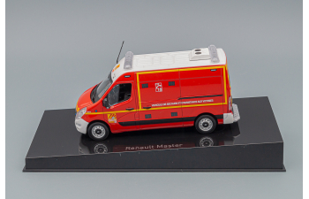 RENAULT Master Van Vsav Sapeurs Pompiers (2014), Red White