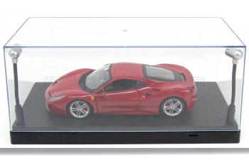 VETRINA DISPLAY BOX Lungh.lenght Cm 27 X Largh.width Cm 12.6 X Alt.height Cm 11.3 (altezza Interna Cm 9.6) - Luci Funzionanti - With Led, Plastic Display