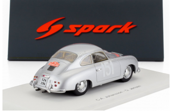 PORSCHE 356 Coupe №151 Rally Montecarlo (1955) Carsten Johansson - Gunnar Jensen, Silver