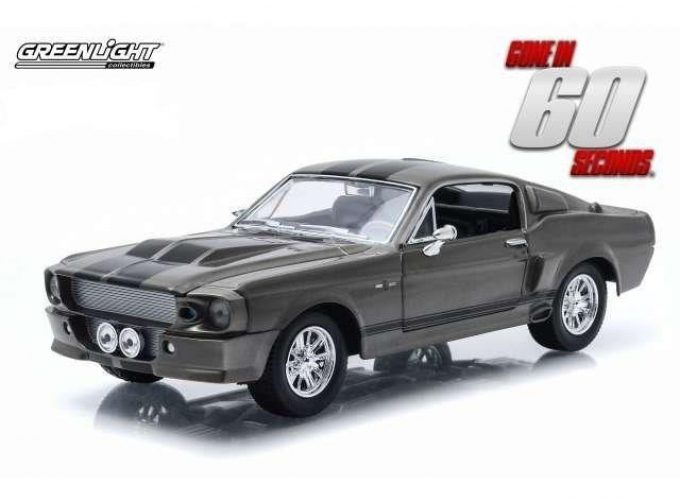 FORD Mustang GT 500 "Eleanor" 1967 Silver (из к/ф "Угнать за 60 секунд")