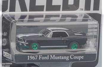 (Greenlight!) FORD Mustang Coupe 1967 Black (машина Адониса Крида из к/ф "Крид II")