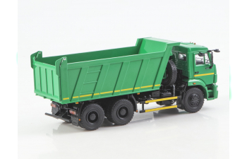 Камский грузовик 6520 Рестайлинг самосвал, зеленый