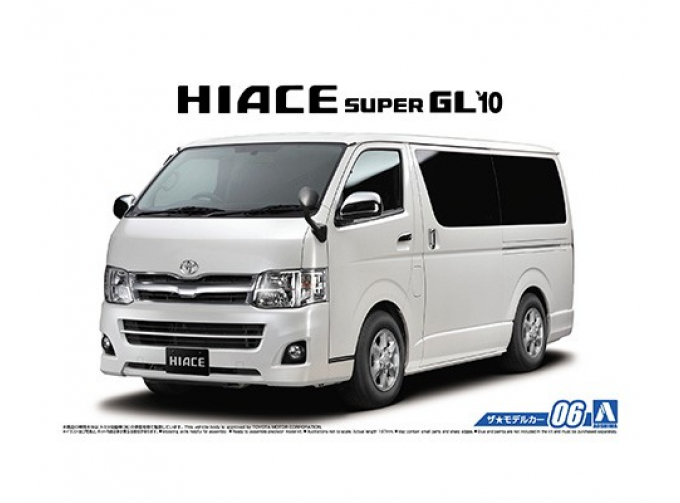 Сборная модель Микроавтобус TOYOTA TRH200V HIACE SUPER GL'10