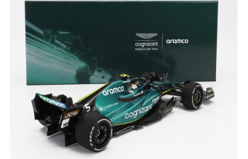 ASTON MARTIN F1 Amr22 Team Aramco Cognizart N 5 Abu Dhabi Gp Last Race (2022) Sebastian Vettel, Green Black