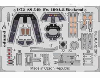 Фототравление для Fw 190A-8 Weekend