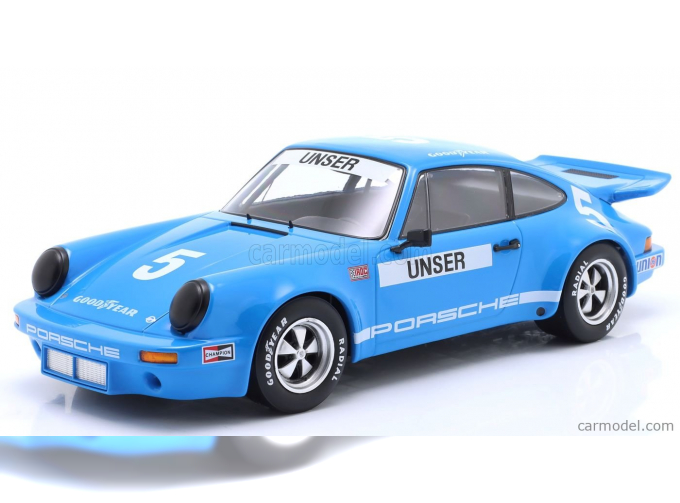 PORSCHE 911 3.0 RDR Carrera #5 Iroc Daytona 1974 Bobby Unser, blue