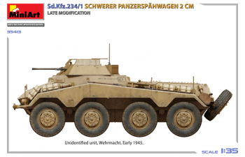 Сборная модель Sd.kfz.234/1 Military Schwerer Panzerspahwagen