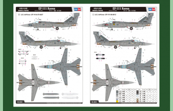 Сборная модель Самолет EF-111 Raven