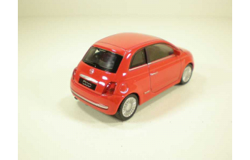 FIAT 500 (2007), red