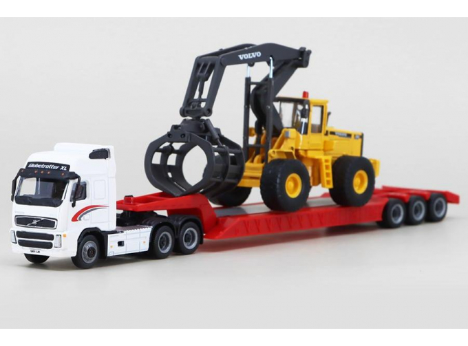 VOLVO FH12 тягач с лесопогрузчиком VOLVO Timber L180C