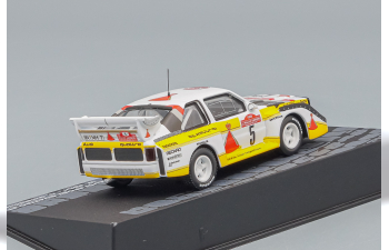 AUDI Quattro Sport S1 #5 W.Rohrl - C.Geistdorfer, white / yellow