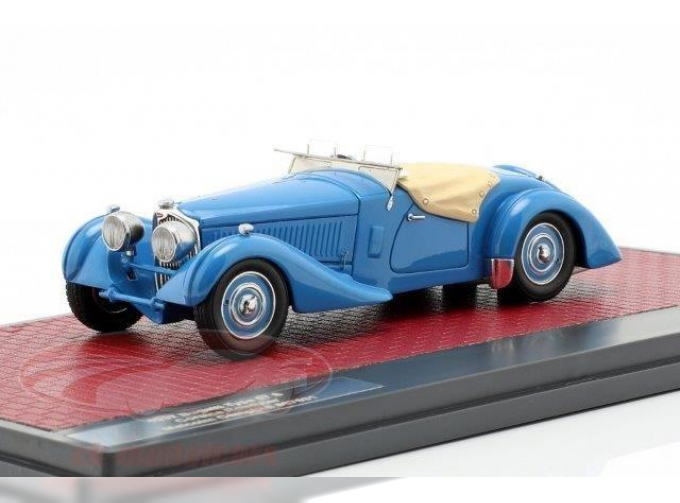 BUGATTI T57S Corsica Roadster Malcolm Campbell #57531 (2 вариант) 1937 Blue