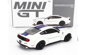 FORD Mustang Shelby Gt500 Lb Works Coupe Lhd (2021), White Blue