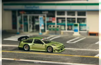 TOYOTA Sprinter Trueno (AE86) Widebody, green