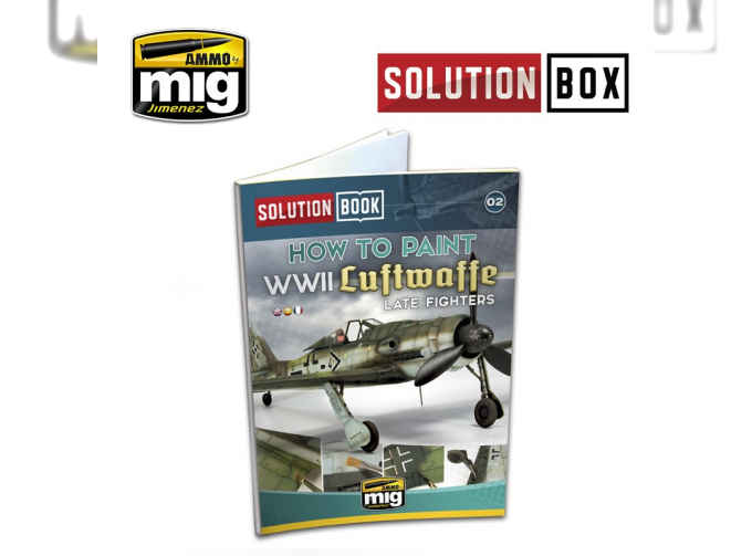 WWII LUFTWAFFE LATE FIGHTERS SOLUTION BOOK (Multilingual)