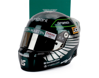 STILO Casco Helmet F1 Lance Stroll Team Aston Martin Aramco Cognizant №18 Season (2023), Green