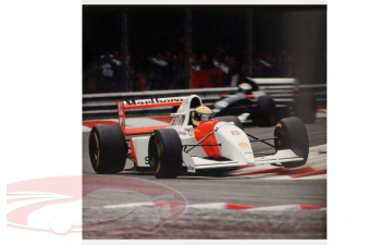 TOLEMAN F1 Tg184 Hart Turbo №19 2nd Monaco Gp (1984) Ayrton Senna (1984) + книга Ayrton Senna – Neue Bilder einer Legende