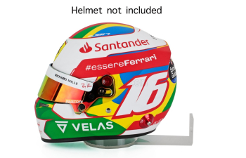 ACCESSORIES 2x Wall Display Showcase Support For Helmet Scale 1/2, Plastic Display