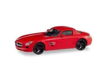 MERCEDES-BENZ SLS AMG (black rims), red