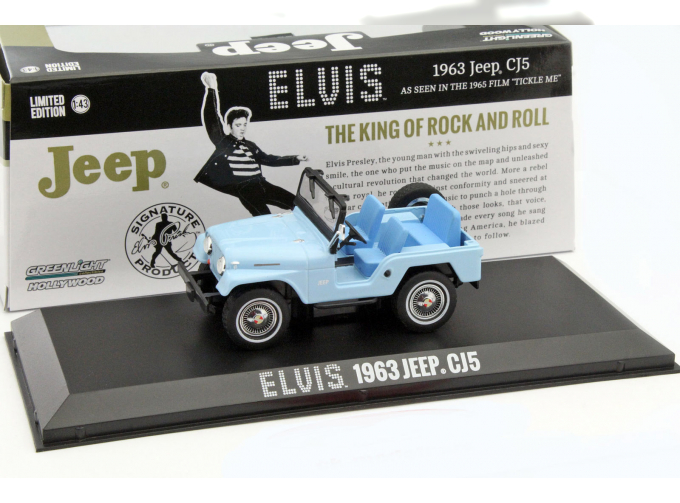 JEEP CJ-5 4х4 Elvis Presley (1954), sierra blue