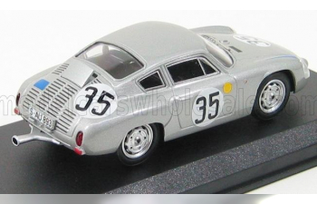 PORSCHE 1600gs Abarth N 35 Le Mans 1962 Buchet - Schiller, Silver