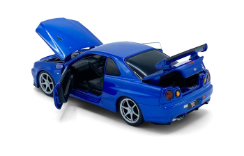 NISSAN GT-R34 V-spec II, blue