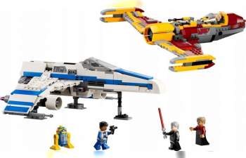 STAR WARS Lego - New Republic E-wing Vs Shin Hati's Startfighter Star Wars - Astronavi - 1056 Pezzi - 1056 Pieces, Various