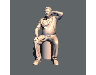 Фигурка Юра водитель фуры, неокрашенная