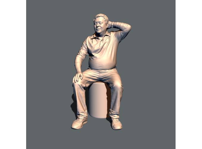 Фигурка Юра водитель фуры, неокрашенная