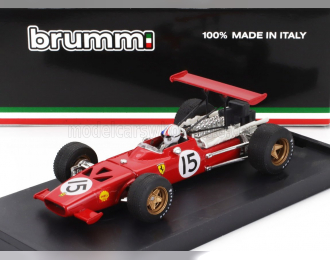 FERRARI F1 312 №15 Spain Gp (1969) Chris Amon - With Driver Figure, Red White