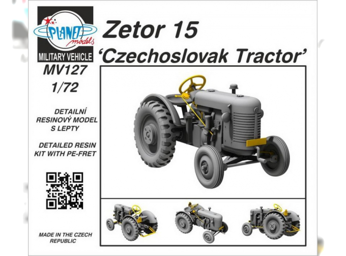 Сборная модель Zetor 15 Czechoslovak Tractor