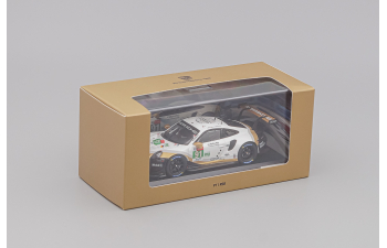 PORSCHE 911 RSR #91 Weltmeister WEC SuperSeason 2018 / 2019 24hLeMans, white / gold / black
