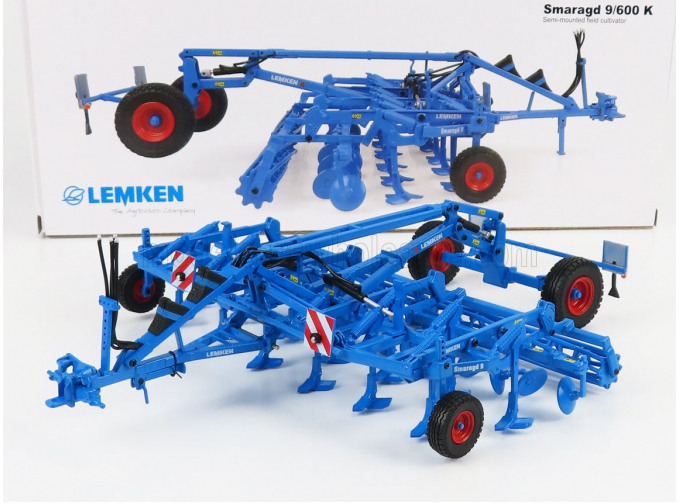 LEMKEN Smaragd 9/600k - Semi-mounted Field Cultivator, Blue